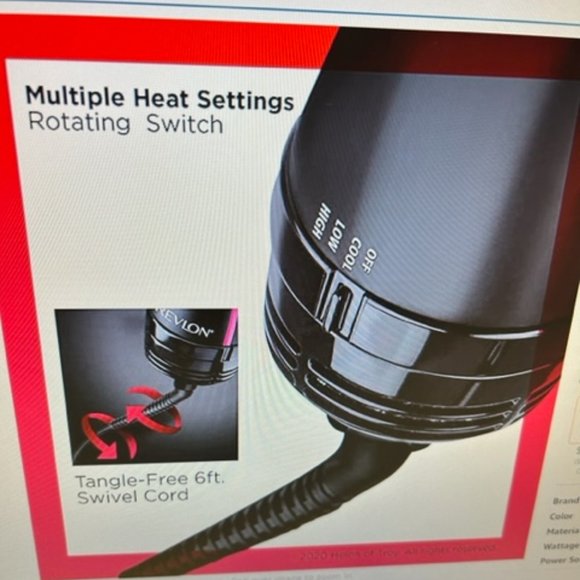 Revlon Hair Revlon Onestep Volumizer Enhanced Hair Dryer And Hot